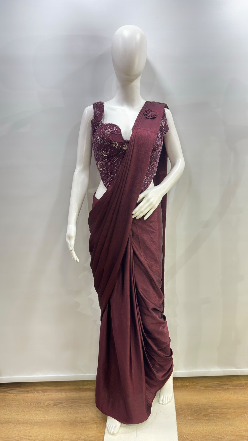 Ready To Wear Sarees Vol 4 Imported Fabric Readymade Saree